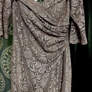 Mother of the bride dress. Does have sparkle that does not show.